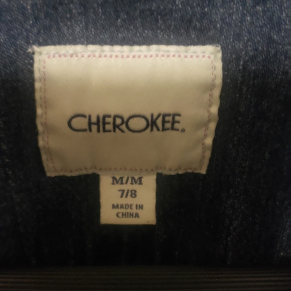 Cherokee Denim Jean Jacket Size M (7/8) - Picture 3 of 6